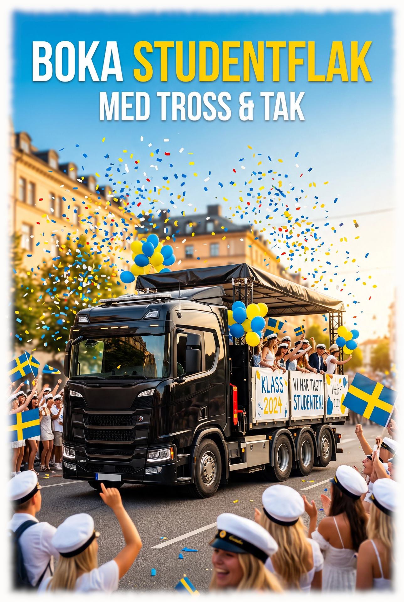 Boka till Tak och snygg tross. 5000:-