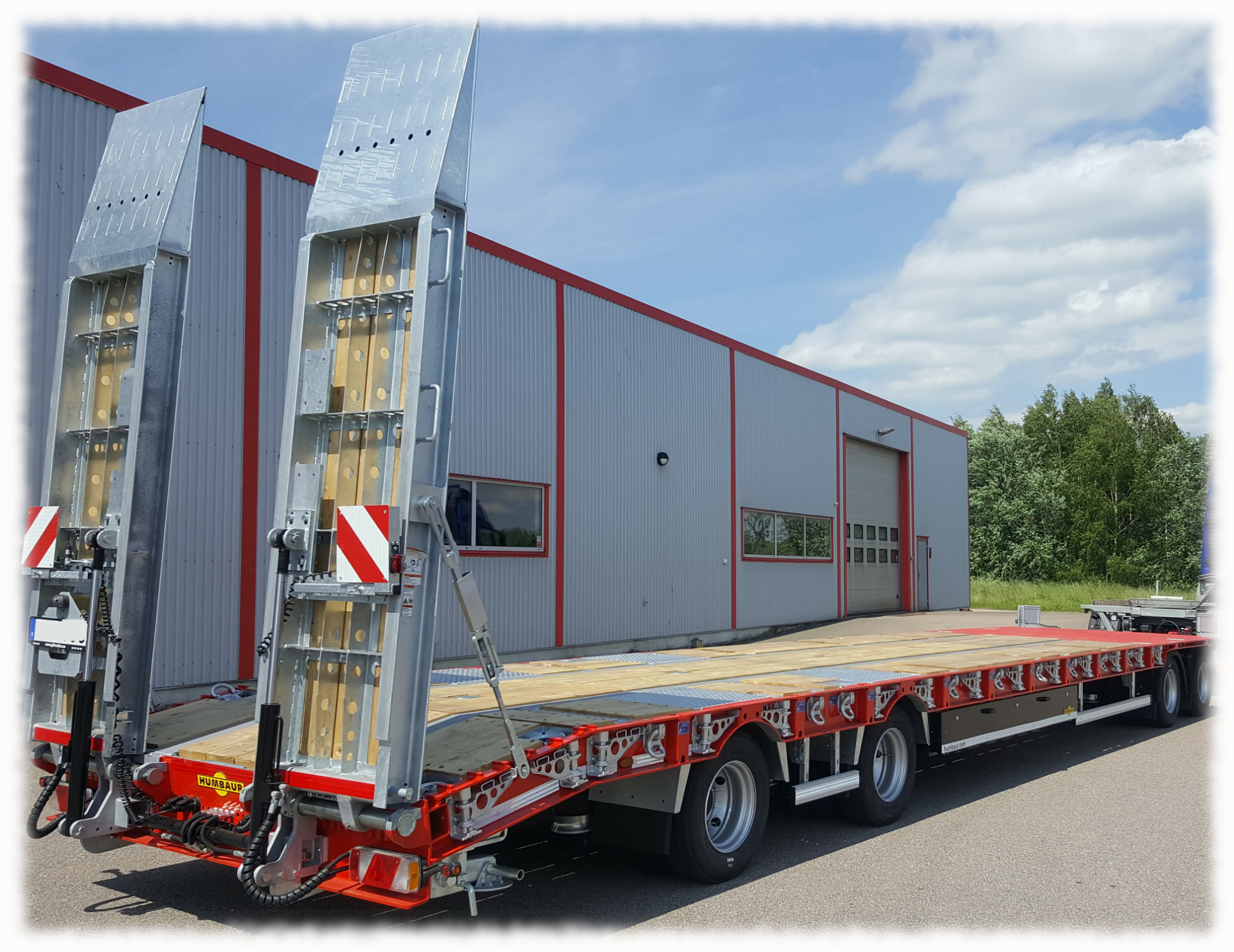 Maskintransport släp